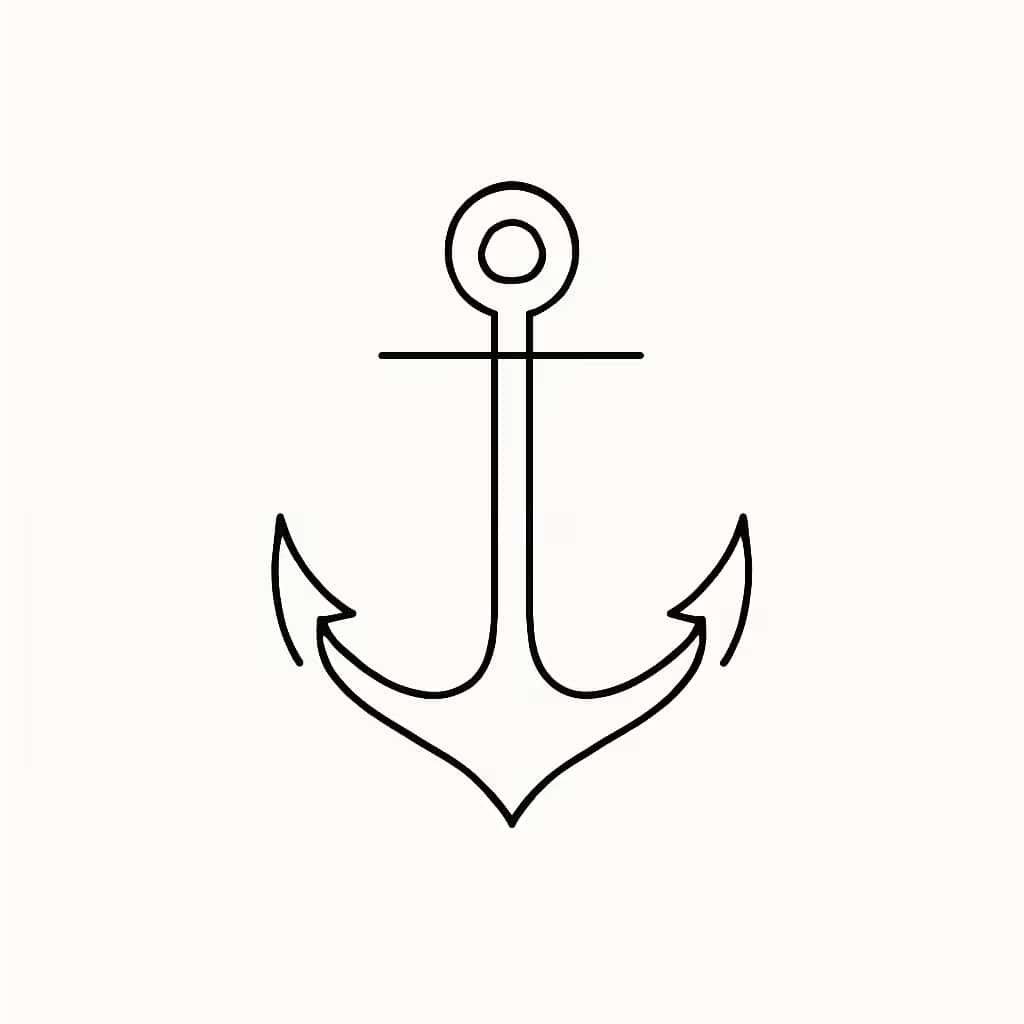 アンカー(錨)タトゥー | 希望と安定の象徴