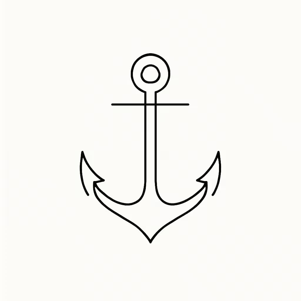 Tatouage d’ancre : symbole de stabilité et espoir