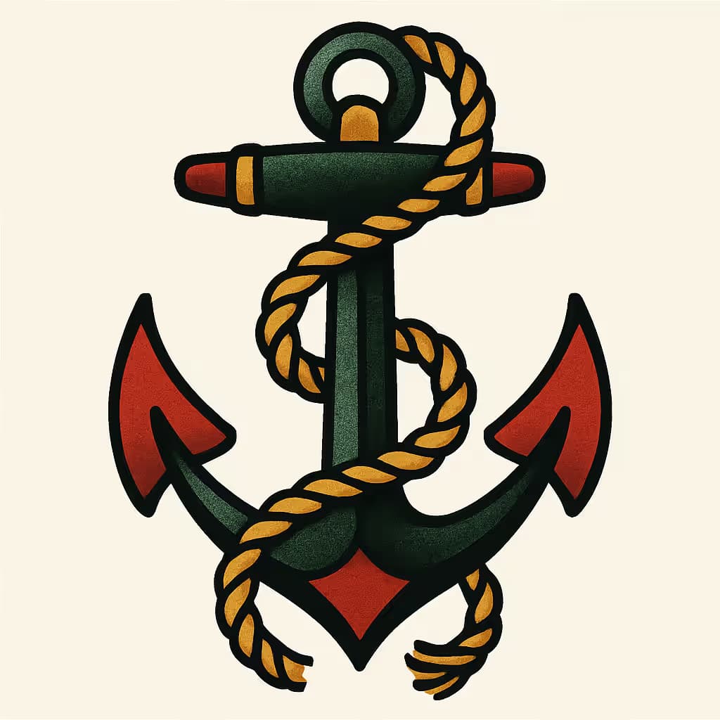 アンカータトゥー | アメリカントラディショナル