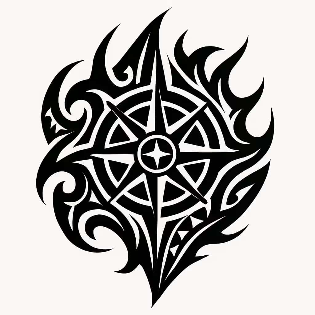 コンパス(羅針盤)タトゥー | 道しるべの象徴