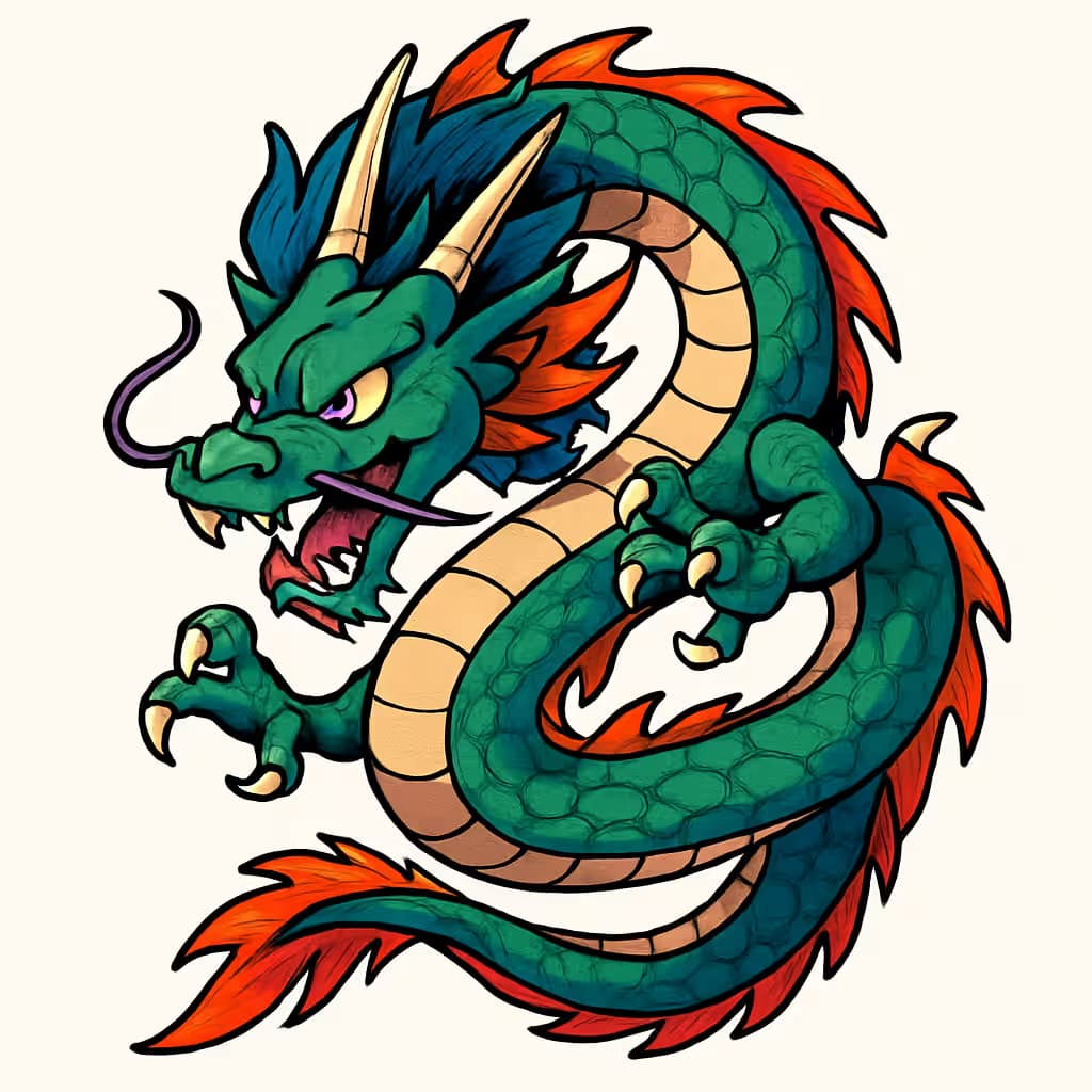 Tatouage Dragon : Puissance et Mystère Oriental
