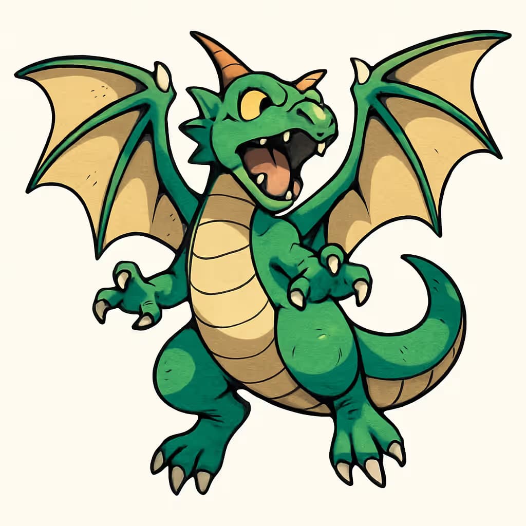 Dragon Tattoo Anime Dragon In Flight Design