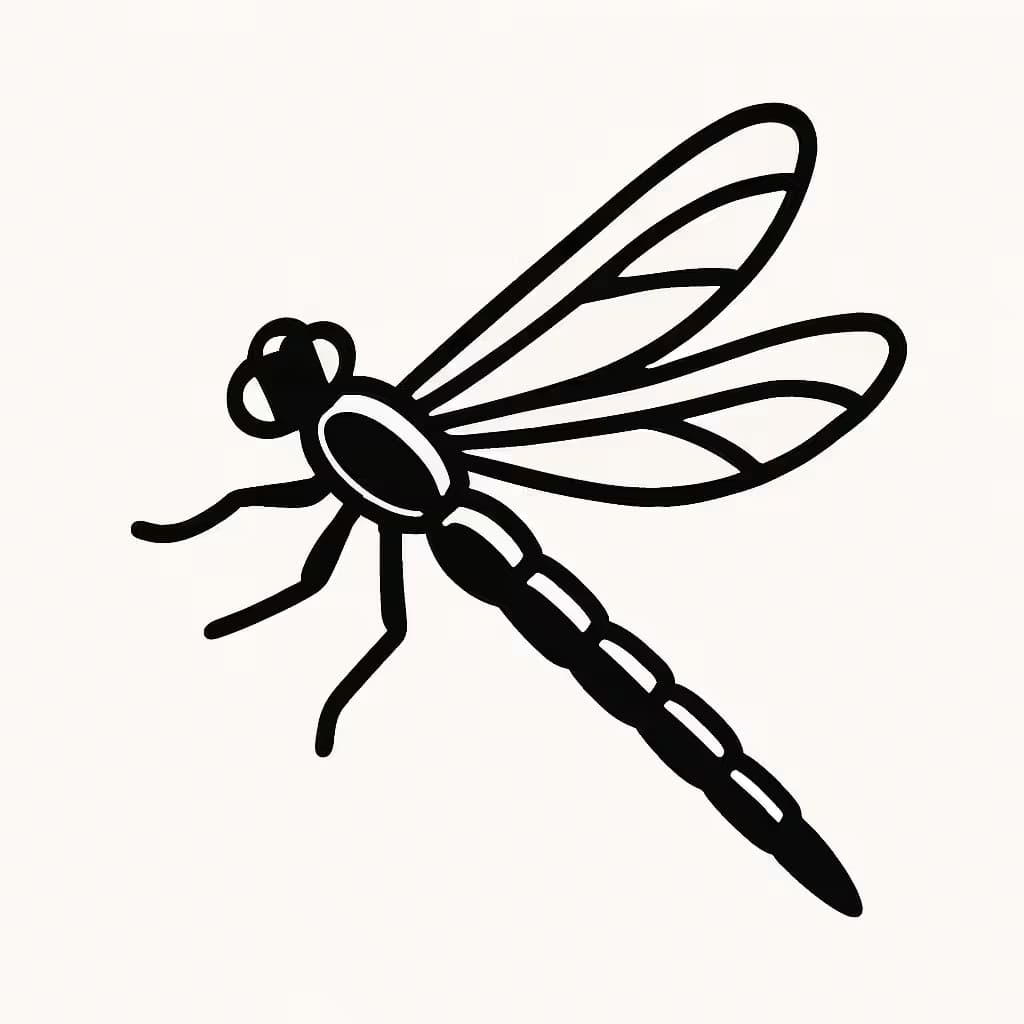 トンボのタトゥー クラシックモチーフ | ベーシック