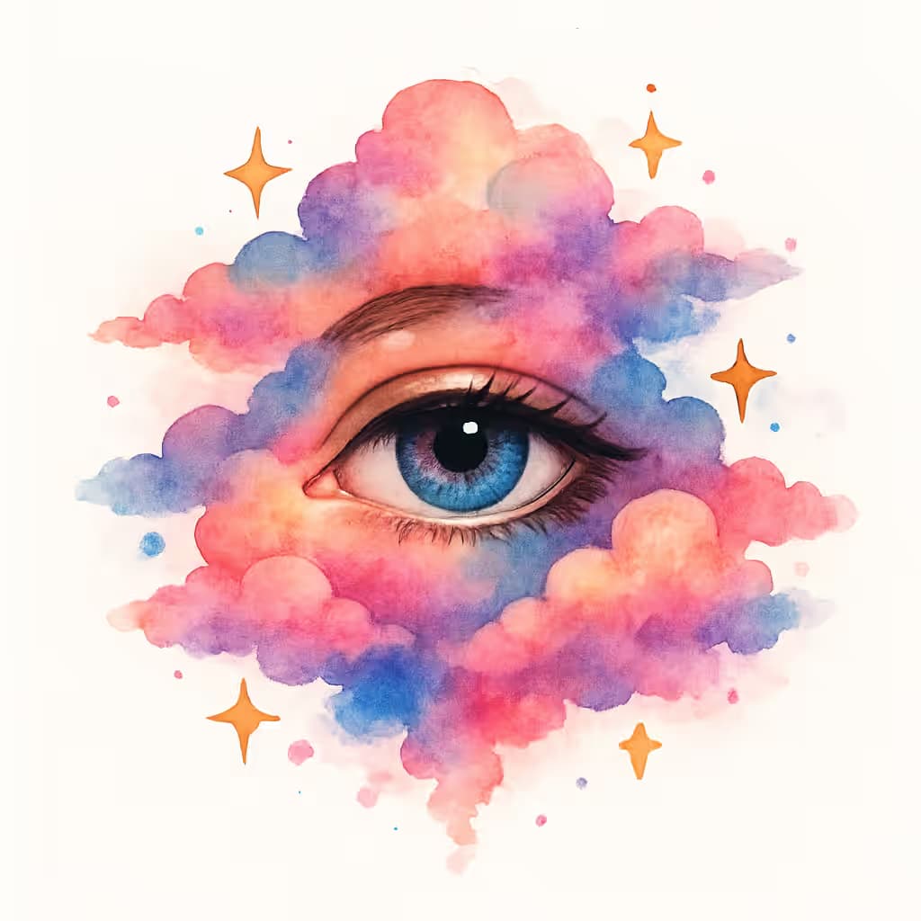 アイタトゥー | 水彩風の幻想的デザイン