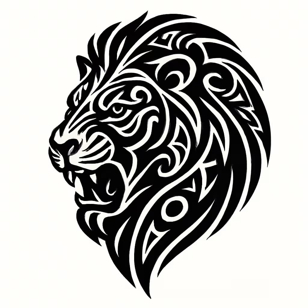 Tatouage Lion : Force, Courage et Leadership