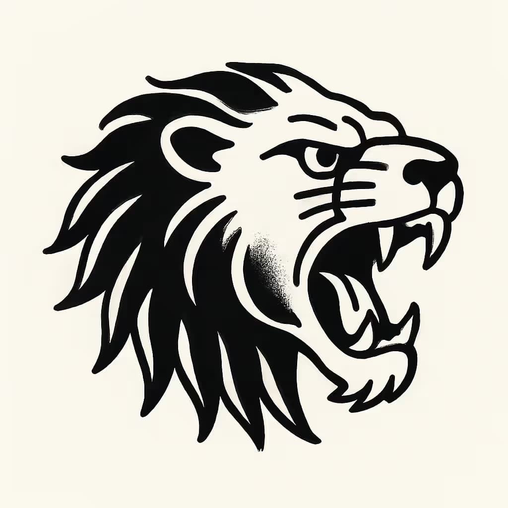 ライオンタトゥー | クラシックな勇ましさと美しさ