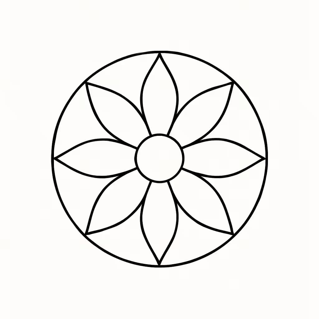 Minimal Unity Circle | Minimalist Mandala Tattoo Design