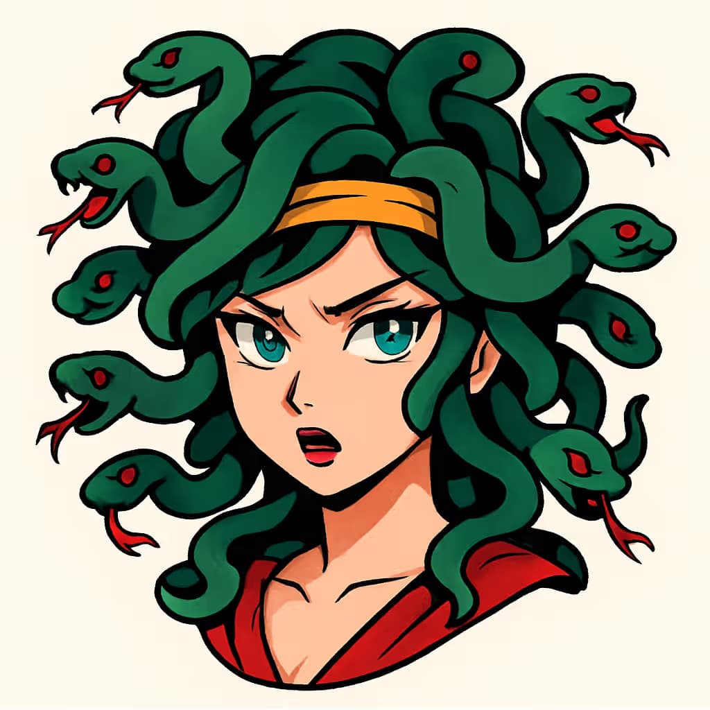 Tatouage Méduse : mystère et puissance mythologique