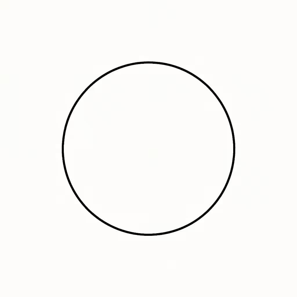 ムーンタトゥーの極簡アウトラインデザイン