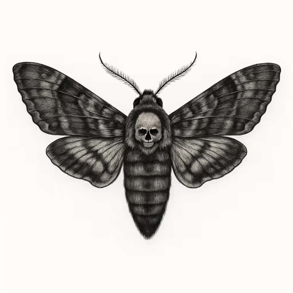蛾のタトゥー | 変化と神秘の象徴的デザイン