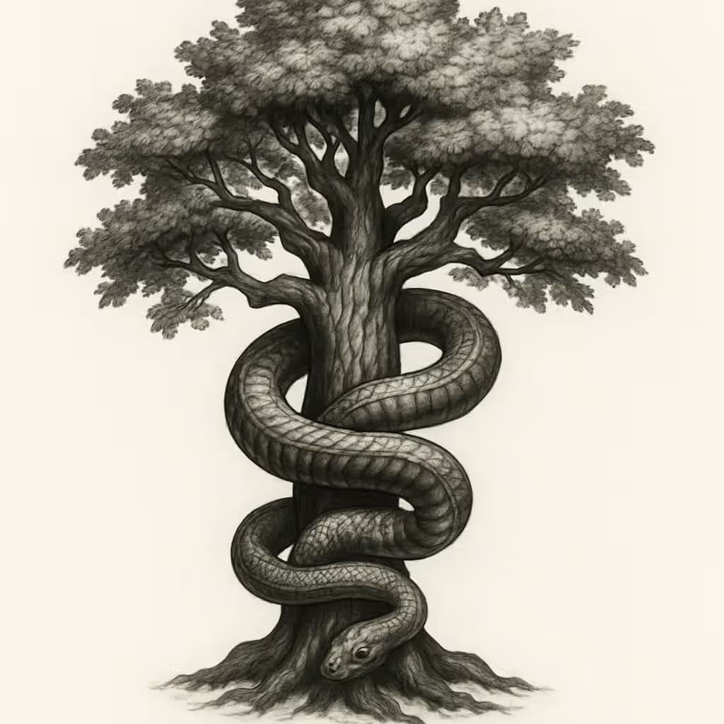 毒の木タトゥー リアリズムで描く危険な美