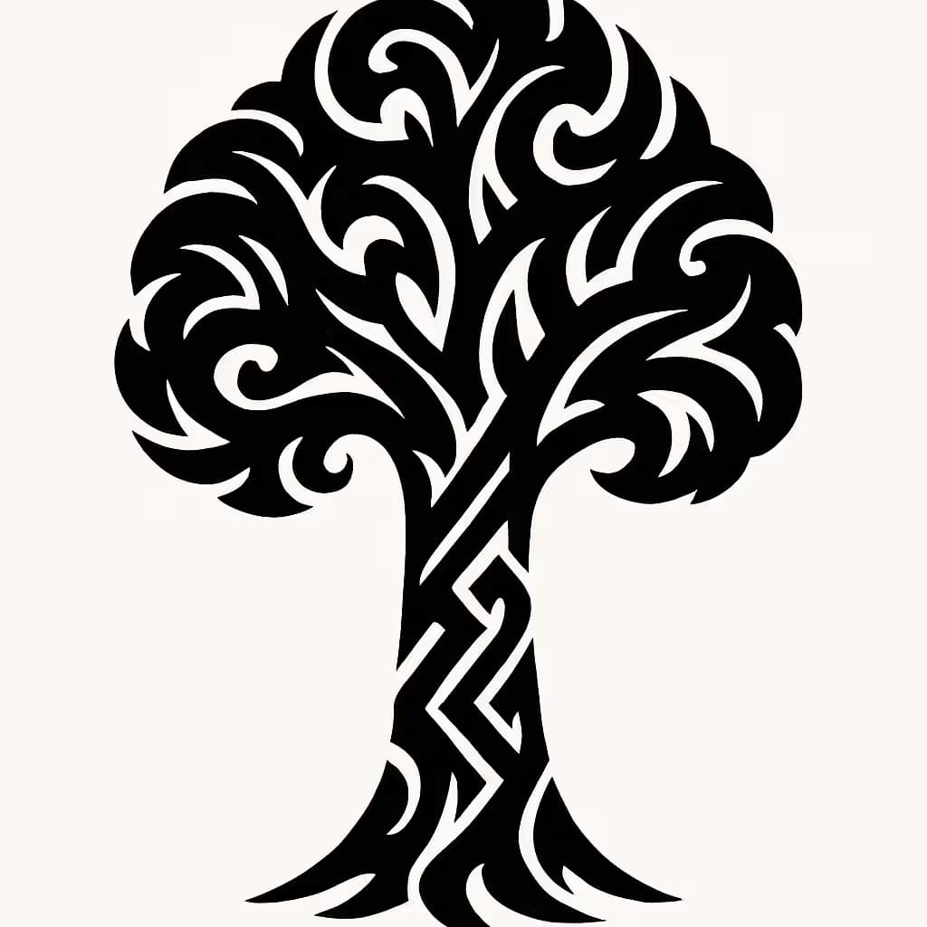 ポイズンツリータトゥー | 部族模様と原始的エネルギー