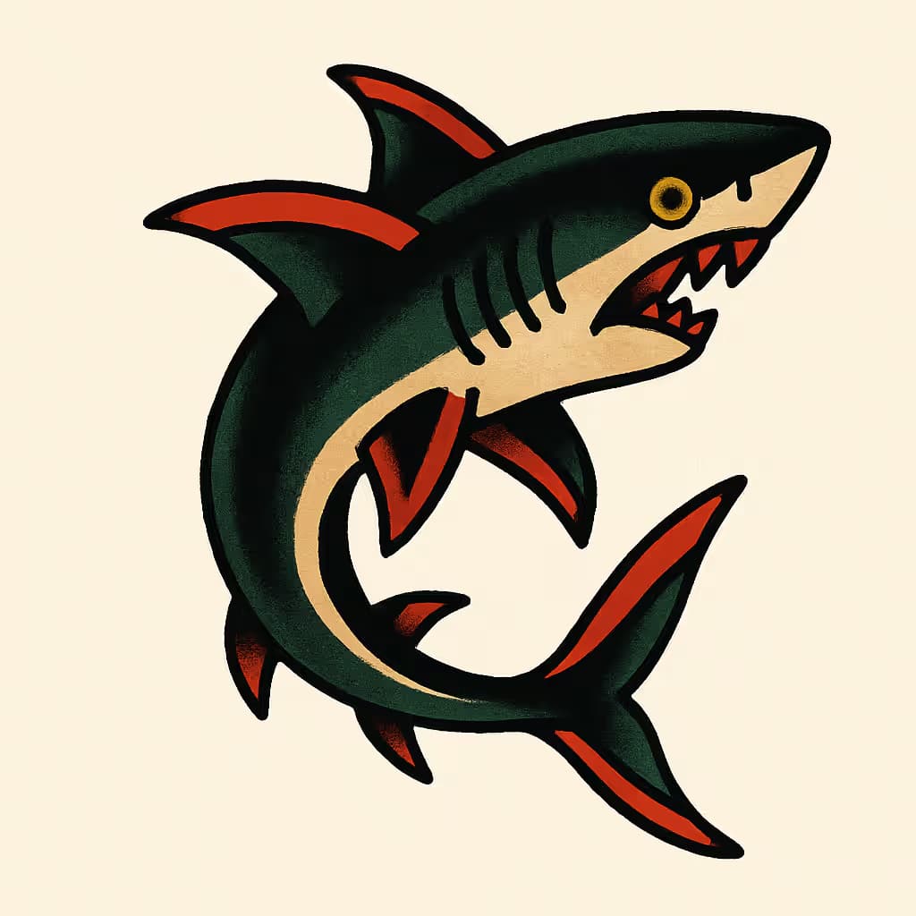 Tatouage Requin : Puissance et Liberté