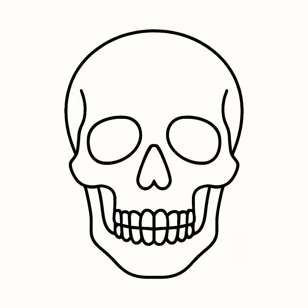 スカルタトゥー 極細ラインのミニマルデザイン