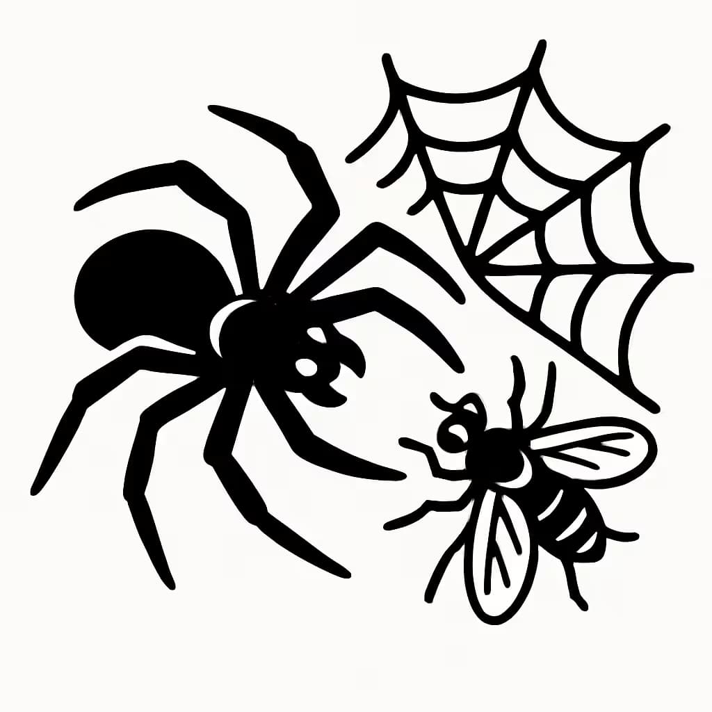 スパイダー タトゥー | ダイナミックなベーシックデザイン