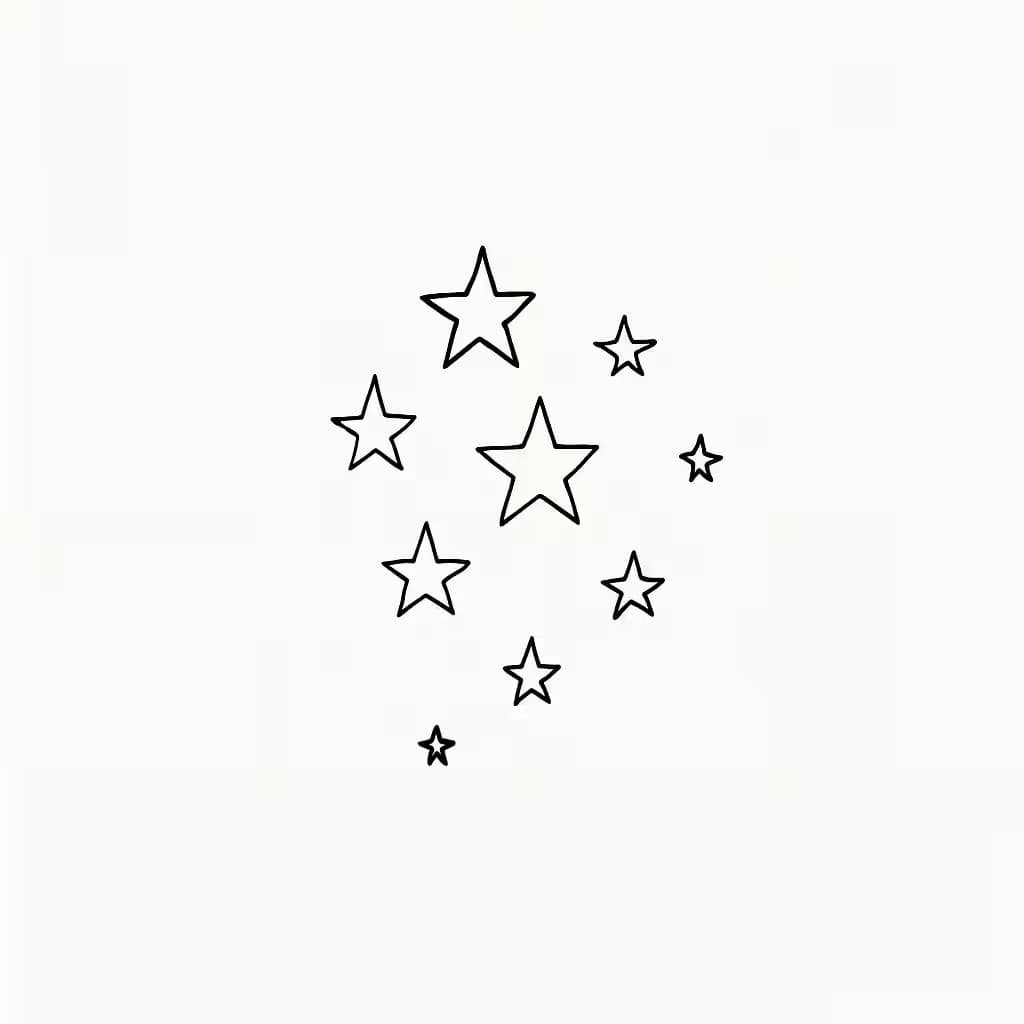 スタータトゥー 極細ミニマルデザイン集