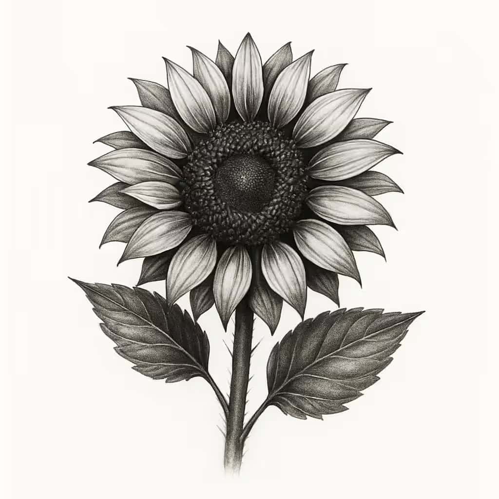 向日葵タトゥー | 太陽と希望の象徴的テーマ