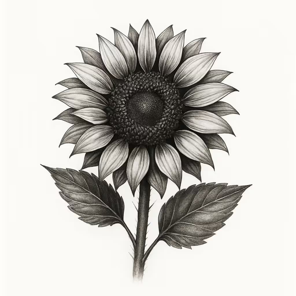 Tatouage Tournesol : Symbole d’Espoir et de Soleil