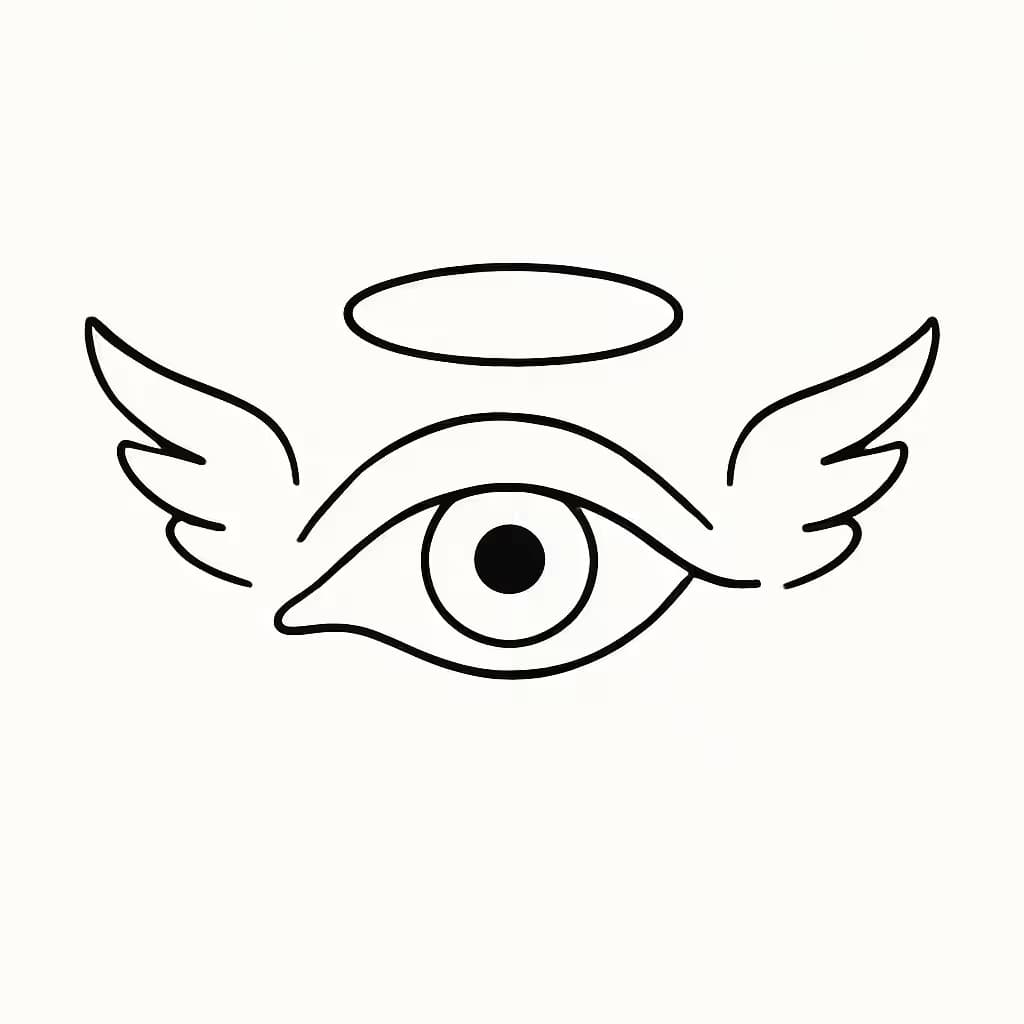 天使のタトゥー | ミニマリストの繊細なデザイン