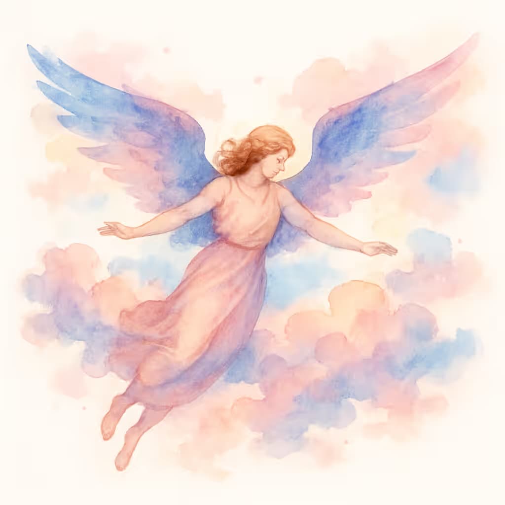 天使のタトゥー 水彩アートで描く幻想美