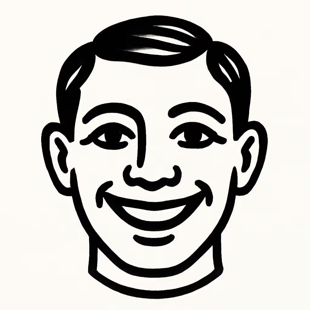 フェイス タトゥー | ベーシックで親しみやすいデザイン