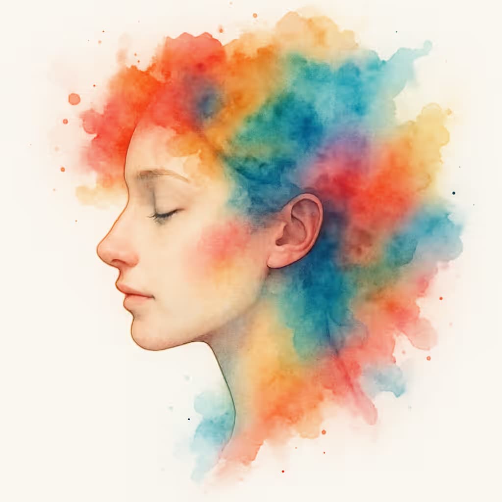 顔のタトゥー | 水彩風アートで魅せる個性