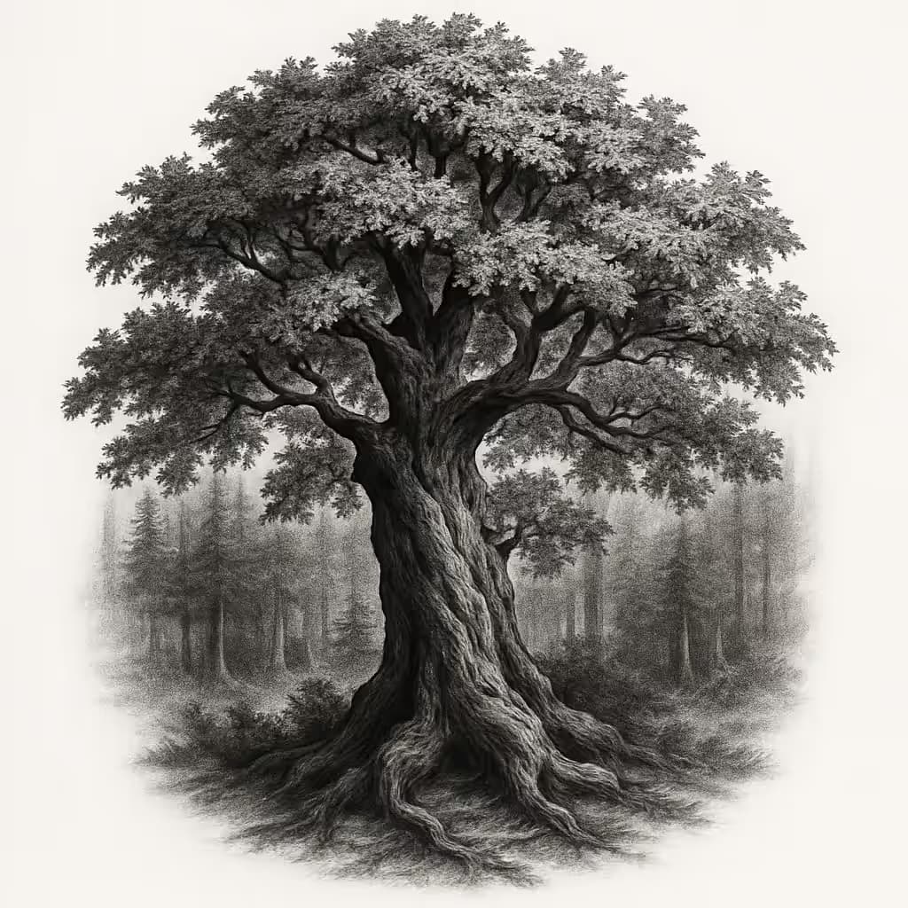 生命の樹タトゥー | リアリズム精密アート