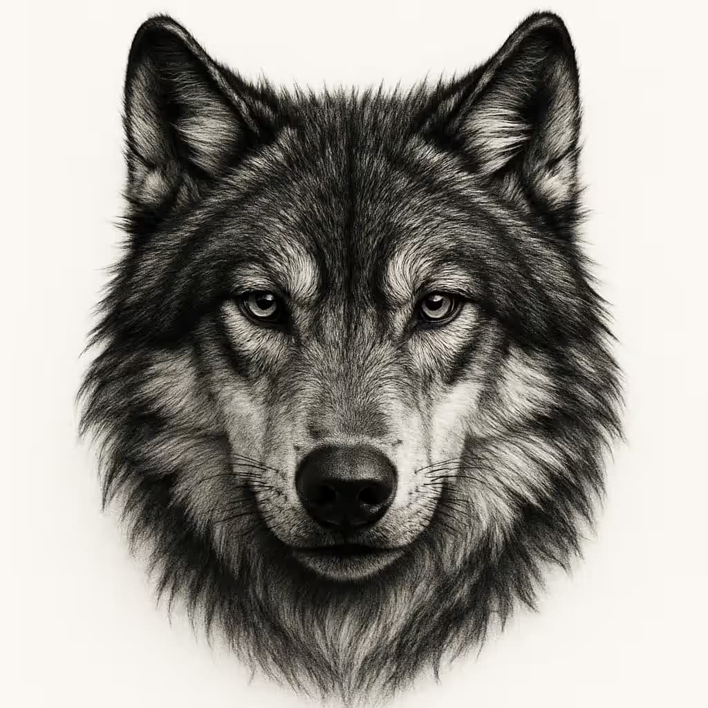 ウルフタトゥー | リアリズムで描く狼の肖像